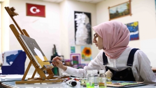 Bağcılar Belediyesinin işitme engelli kursiyeri resim yetenek sınavında birinci oldu