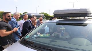 İYİ Parti heyeti Edirne’de dönüş yolundaki gurbetçilerle bir araya geldi