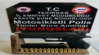 Tekirdağ’da denetimlerde 23 ruhsatsız tabanca ele geçirildi