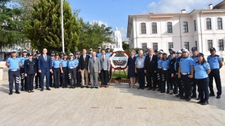 Tekirdağ’da Zabıta Haftası dolayısıyla çelenk sunma töreni düzenlendi