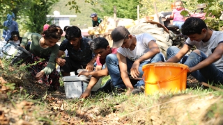 Sakarya’da fındık mesaisindeki mevsimlik tarım işçilerinin bir günü