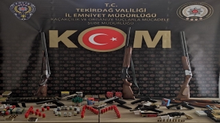 Tekirdağ merkezli silah kaçakçılığı operasyonunda 23 şüpheli yakalandı