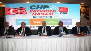 CHP Ekonomi Masası heyeti, Tekirdağ’da iş dünyası temsilcileriyle buluştu