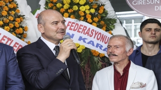 İçişleri Bakanı Soylu, Giresun Gönüllüleri Derneği açılış töreninde konuştu: