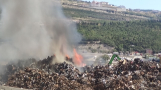 Kocaeli’de hurdalık deposunda çıkan yangın söndürüldü