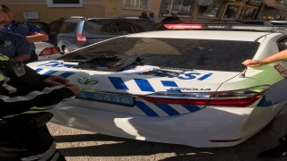 Edirne’de çakarlı otomobilin sürücüsüne ceza uygulandı 