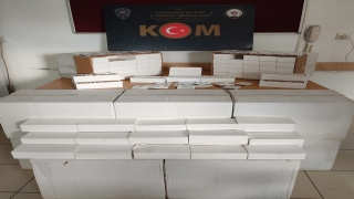Çanakkale’de kaçak 147 bin 120 makaron ele geçirildi