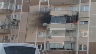 Tekirdağ’da apartman dairesinde çıkan yangın söndürüldü
