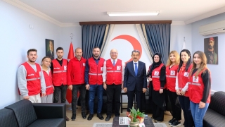 Kırklareli Valisi Ekici, Türk Kızılay Şubesini ziyaret etti