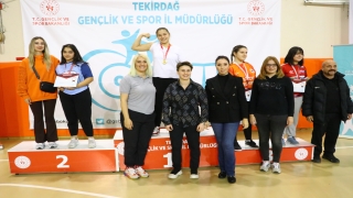 Tekirdağ’da ”Okul Sporları Gençler Bilek Güreşi Grup Müsabakaları” yapıldı