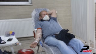 İnegöl'de vatandaşlar kan bağışı yaptı