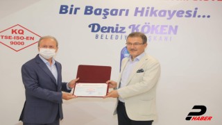 Eyüpsultan Belediyesine ISO 9001 ve TS ISO 10002 belgesi