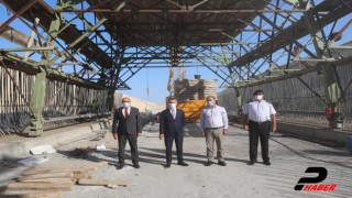 Kırklareli Valisi Osman Bilgin, Halkalı-Kapıkule Demir Yolu Projesi çalışmalarını inceledi