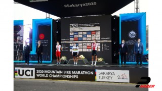 2020 Dünya Dağ Bisikleti Maraton Şampiyonası’nın ödül töreni yapıldı
