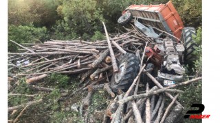 Balıkesir’de traktör şarampole devrildi: 1 ölü, 3 yaralı