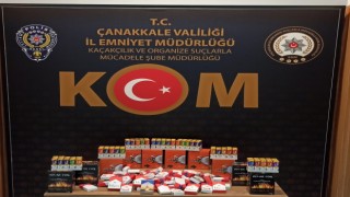 Çanakkale’de kaçak sigara operasyonu