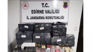 Edirne’de 2 bin 736 adet kaçak parfüm ele geçirildi