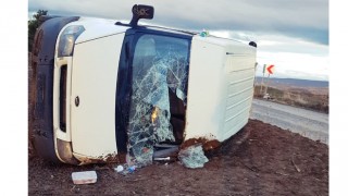 Tekirdağ’da işçi servisi devrildi: 8 yaralı