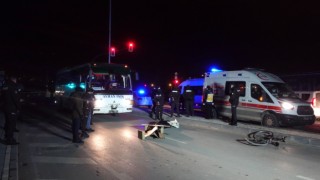 Bursa’da otobüsün çarptığı bisikletli öldü