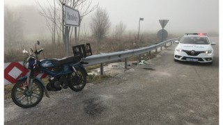 Edirne’de motosikletle seyir halindeyken rahatsızlanıp yere düşen kişi yaşamını yitirdi
