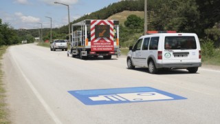 Edirne’de yol çizgi çalışması yapılacak güzergahlara araç park edilmemesi istendi