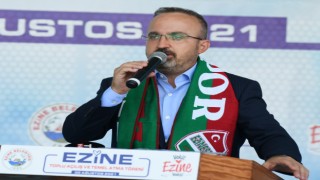 AK Parti’li Turan, Çanakkale’de toplu açılış ve temel atma töreninde konuştu: