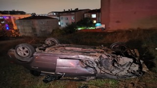 Kocaeli’de minibüsle çarpışan otomobilin sürücüsü ağır yaralandı