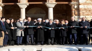 Erbaş, restorasyon sonrası ibadete açılan Enez Ayasofya Camisi’nde hutbe irat etti: