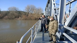 Edirne Valisi Canalp hudutta inceleme yaptı