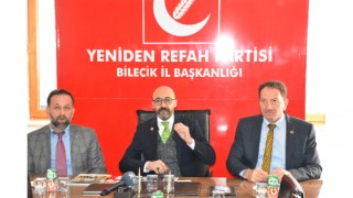 Yeniden Refah Partisi Genel Başkan Yardımcısı Helvacı Bilecik’te partililerle buluştu