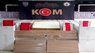 Tekirdağ’da 1 milyon 750 bin makaron ele geçirildi
