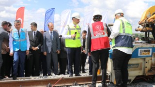 Bakan Karais﻿mailoğlu, HalkalıKapıkule Demiryolu Hattı ilk ray kaynak töreninde konuştu: (2)