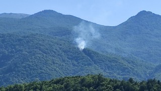 Bursa’da çıkan orman yangınına müdahale ediliyor