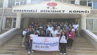 ”Anadoluyuz Biz Projesi” ile Çanakkale’den gelen öğrenciler Bilecik’i gezdi