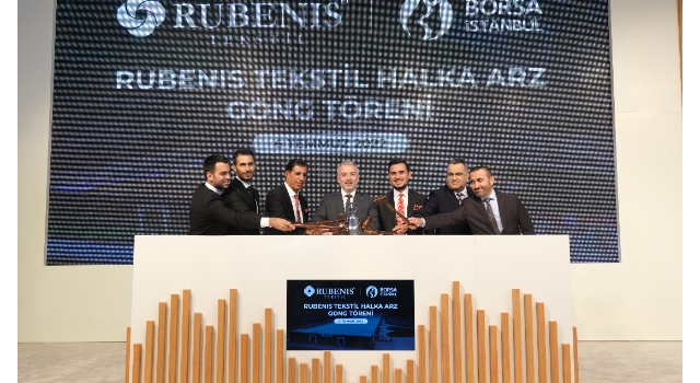Borsa İstanbul’da gong Rubenis Tekstil için çaldı