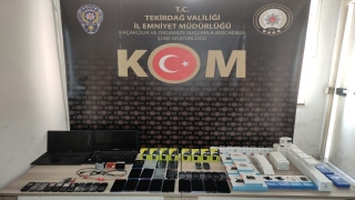 Çorlu’da gümrük kaçağı malzemeler ele geçirildi