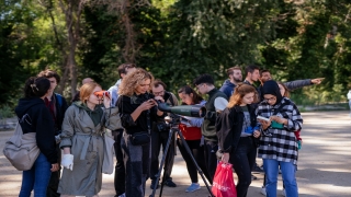 Bulgaristan ve Yunanistan’dan gelen geçler Edirne’de kuş gözlemi yaptı
