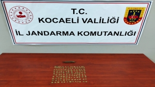 Kocaeli’de tarihi eser niteliğinde 133 sikke ve metal heykel ele geçirildi
