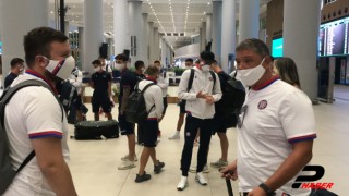 Galatasaray'ın UEFA Avrupa Ligi 3. eleme turundaki rakibi Hajduk Split İstanbul'a geldi